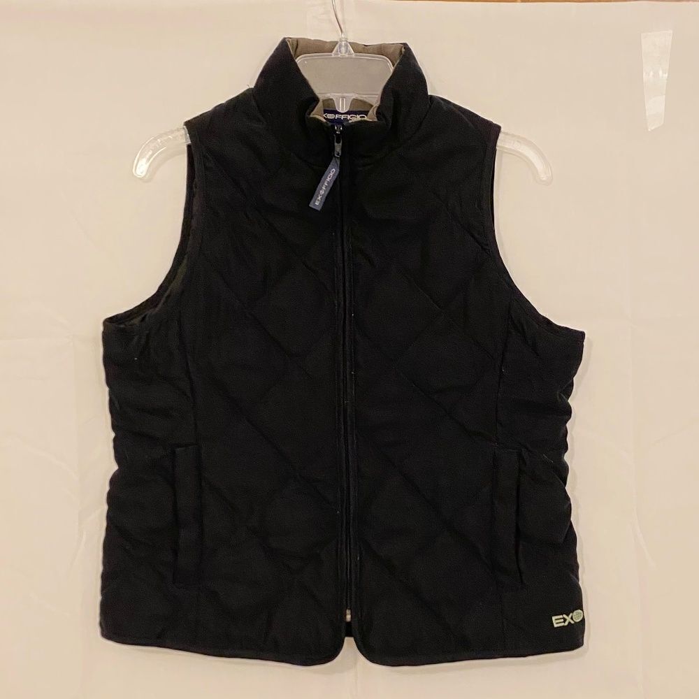 Ex Officio Travel Vest. Velvety black women’s size small
